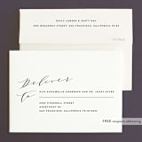 "Elegant Monogram" - Wedding Thank You Cards in Tuxedo by Simona Camp - FREE Recipient Addressing