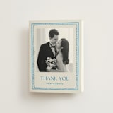 "Mediterraneo" - Wedding Thank You Cards in Ocean by Pati Cascino - Front