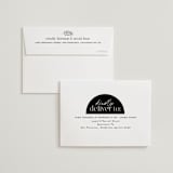 "Little party big love" - Wedding Thank You Cards in Noir by Jessica Corliss - FREE Recipient Addressing