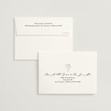 "Belle Rose" - Wedding Thank You Cards in Buttercream by Claudia Orengo - FREE Recipient Addressing