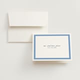 "Montauk" - Wedding Thank You Cards in Blue Bell by Megan Davis - Front