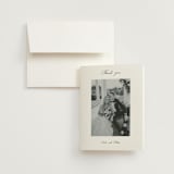 "Poem" - Wedding Thank You Cards in Snow by Maja Cunningham - Front
