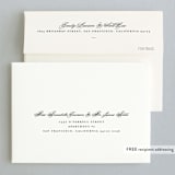 "At Last" - Wedding Thank You Cards in Onyx by Lauren Chism - FREE Recipient Addressing