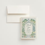 "Going to the Chapel" - Wedding Thank You Cards in Meadow by Paper Sun Studio - Front