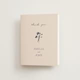 "Floral Monogram" - Wedding Thank You Cards in Champagne by Lindsay Megahed - Front