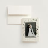 "Wildflower Garden" - Wedding Thank You Cards in Lace by Hannah Williams - Front