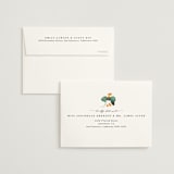 "Floral Splash" - Wedding Thank You Cards in Wheat by Keen Peachy - FREE Recipient Addressing