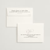"Mirin" - Wedding Thank You Cards in Linen by Kate Ahn - FREE Recipient Addressing