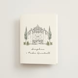 "Hand illustrated Garden Gate" - Wedding Thank You Cards in Forest by Jackie Crawford - Front