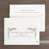 "Garden Glamour" - Wedding Thank You Cards in Sage by Kristen Smith - FREE Recipient Addressing