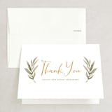 "Summer Love" - Wedding Thank You Cards in Sunflower by Wildfield Paper Co - Front