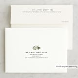 "Parting Branches" - Wedding Thank You Cards in Midnight by Haley Warner - FREE Recipient Addressing