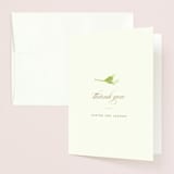 "Southern Garden" - Wedding Thank You Cards in Moss by Lori Wemple - Front