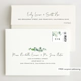 "Soft Eucalyptus" - Wedding Thank You Cards in Garden by Yao Cheng Design - FREE Recipient Addressing