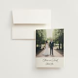 "legacy" - Wedding Thank You Cards in Pure by Design Lotus - Front