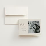 "Love Note" - Wedding Thank You Cards in Ecru by AK Graphics - Front