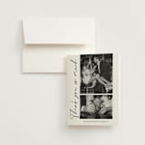 "ink pen" - Wedding Thank You Cards in Onyx by Sarah Curry - Front