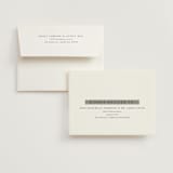 "Portrait" - Wedding Thank You Cards in Platinum by Heather Schertzer - FREE Recipient Addressing