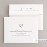 "veil sweet" - Wedding Thank You Cards in Blush by Cass Imagines - FREE Recipient Addressing
