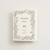 "Floral Cascade" - Wedding Thank You Cards in Alpine by Pixel and Hank - Front
