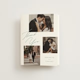 "Merryvale" - Wedding Thank You Cards in Sky by Kelly Schmidt - Front