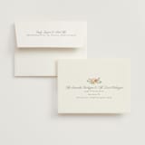 "Chelsea" - Wedding Thank You Cards in Hibiscus by Everett Paper Goods - FREE Recipient Addressing