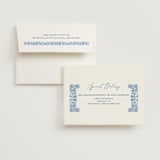 "Porcelain Floral" - Wedding Thank You Cards in Porcelain by Elly - FREE Recipient Addressing