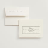 "refined" - Wedding Thank You Cards in Deep Olive by Nicole Walsh - FREE Recipient Addressing