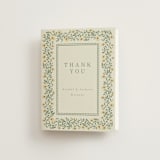 "Framed Floral" - Wedding Thank You Cards in Mustard by Baumbirdy - Front