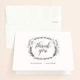 "Always" - Wedding Thank You Cards in Blush by Susan Brown - Front