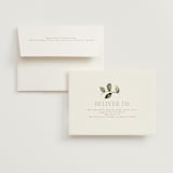 "Lovely" - Wedding Thank You Cards in Moss by Petra Kern - FREE Recipient Addressing