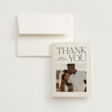 "Casual" - Wedding Thank You Cards in Pearl by Owl and Toad - Front