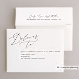 "Violet " - Wedding Thank You Cards in Linen by Kelly Schmidt - FREE Recipient Addressing