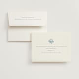 "Hydrangea bloom" - Folded Wedding Thank You Cards in Seaside by Stacey Meacham - FREE Recipient Addressing