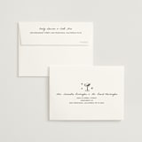 "Chic Soirée" - Wedding Thank You Cards in Ink by Cass Loh - FREE Recipient Addressing