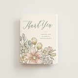 "Summer Garden" - Wedding Thank You Cards in Garden Rose by Wildfield Paper Co - Front