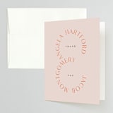"ampersand names" - Wedding Thank You Cards in Carrot by Lori Wemple - Front