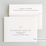 "ampersand names" - Wedding Thank You Cards in Carrot by Lori Wemple - FREE Recipient Addressing