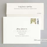 "English Countryside" - Wedding Thank You Cards in Moss by Design Lotus - FREE Recipient Addressing