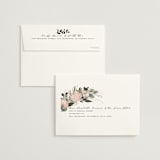 "Ivory Ring" - Wedding Thank You Cards in Blush by Susan Moyal - FREE Recipient Addressing