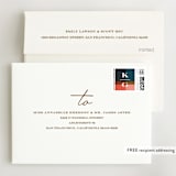 "painted colorblock" - Wedding Thank You Cards in Poppy by Angela Marzuki - FREE Recipient Addressing