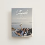 "His & Hers" - Folded Wedding Thank You Cards in Porcelain by Maria Alou - Front