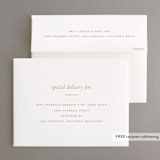 "Luna" - Wedding Thank You Cards in Latte by Blustery August - FREE Recipient Addressing