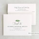 "Tropical Foliage" - Wedding Thank You Cards in Fern by Hooray Creative - FREE Recipient Addressing