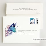"Blissful Blooms" - Wedding Thank You Cards in Celestial by Grace Kreinbrink - FREE Recipient Addressing