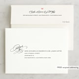 "Winter Flourish" - Wedding Thank You Cards in Petal Pink by Annie Clark - FREE Recipient Addressing