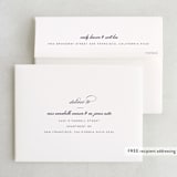 "Peeking Florals" - Wedding Thank You Cards in Fuchsia by Lori Wemple - FREE Recipient Addressing