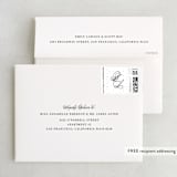 "One and Only" - Wedding Thank You Cards in Classic Bride by Design Lotus - FREE Recipient Addressing