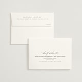 "la noce" - Wedding Thank You Cards in Ink by Design Lotus - FREE Recipient Addressing
