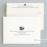 "Modern Floral Frame" - Wedding Thank You Cards in Champagne by Faith Harlow - FREE Recipient Addressing